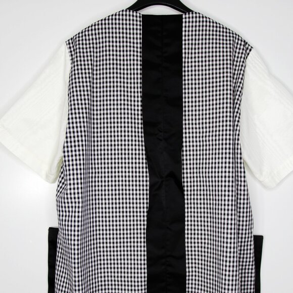 BNWT SS20 NICOMEDE EPISODE 1 GINGHAM MOIRE STRETCH TSHIRT L - Picture 3 of 12